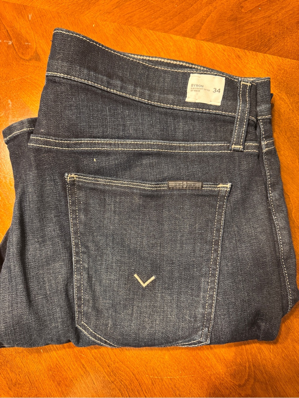 Hudson Byron Jeans Dark Blue (Spiro) New With Tags